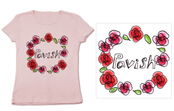 rose-rose-rose　Tシャツ デザイン