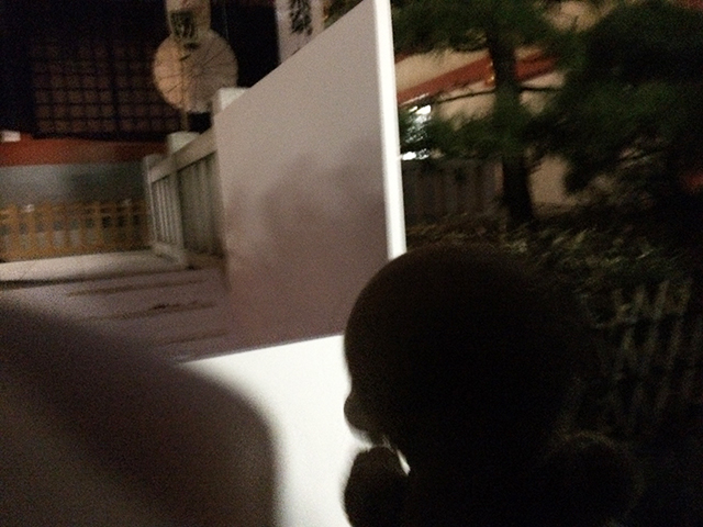 日枝神社に初詣に行くさるのダニエル